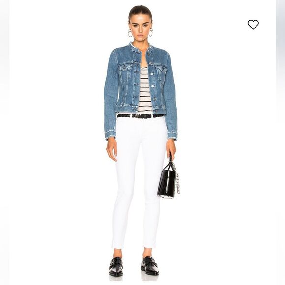 ACNE Studios Denim Top Jacket in Indigo Fray Size 32 / 00 US - Picture 3 of 13